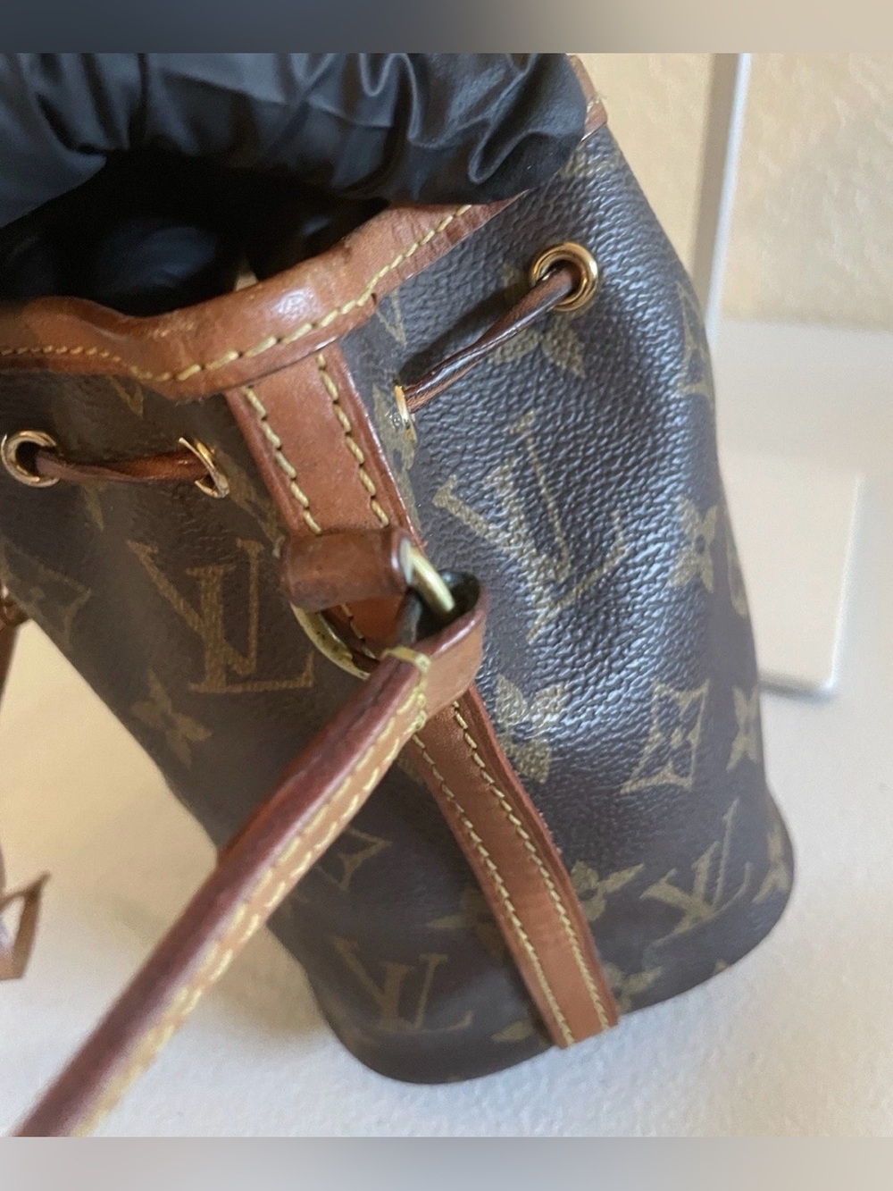 RARE Louis Vuitton Mini Monogram Nano Noé Vintage Bucket Bag. - Picture 9 of 9